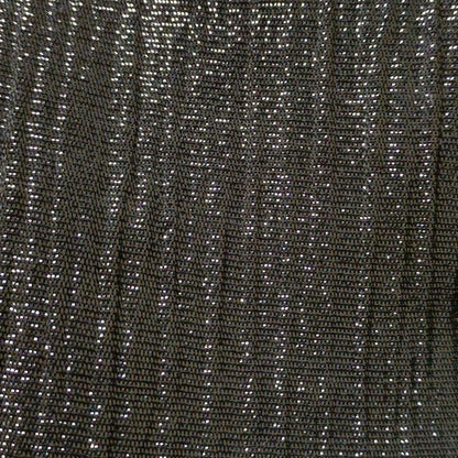 Fendi Dress Size 36 S Beautiful Women's - Black And Silver Open Collar Long