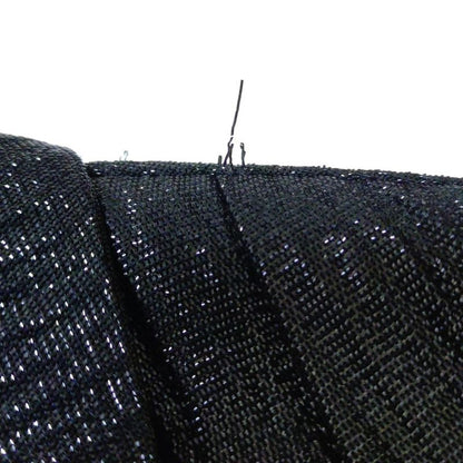 Fendi Dress Size 36 S Beautiful Women's - Black And Silver Open Collar Long