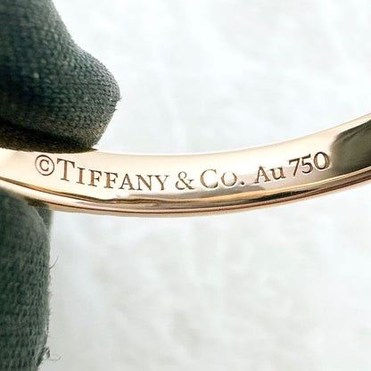 Tiffany & Co Atlas X Closed Narrow Pink Gold Ring Approx Size 23 U