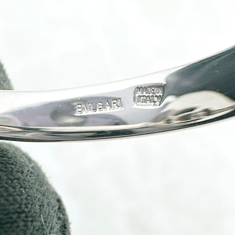 Bvlgari Diamond White Gold Ring 49 Approx 9 U