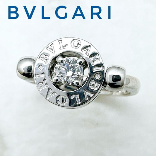 Bvlgari Diamond White Gold Ring 49 Approx 9 U
