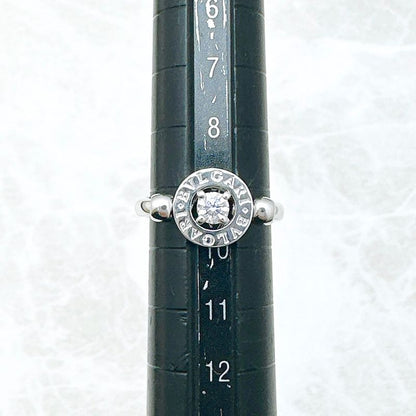 Bvlgari Diamond White Gold Ring 49 Approx 9 U
