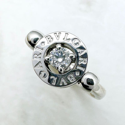 Bvlgari Diamond White Gold Ring 49 Approx 9 U