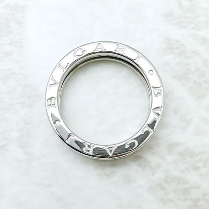 Bvlgari B-zero1 Full Diamond White Gold Ring 51 Approx 10.5 U