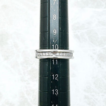 Bvlgari B-zero1 Full Diamond White Gold Ring 51 Approx 10.5 U