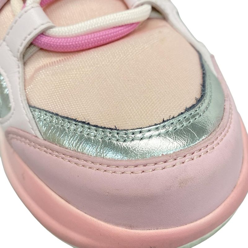 Louis Vuitton Sneakers 38 1/2 Women - Light Pink And Pink Leather