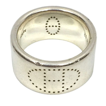 Hermes Evelyn Ring Eclipse Ribbon GM Ring Silver Aq5584