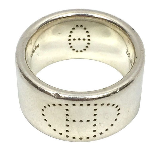Hermes Evelyn Ring Eclipse Ribbon GM Ring Silver Aq5584
