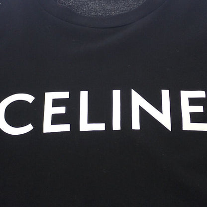 Celine Logo Cropped T-shirt S 2x761501f Short Sleeve T-shirt Crew Neck Mini