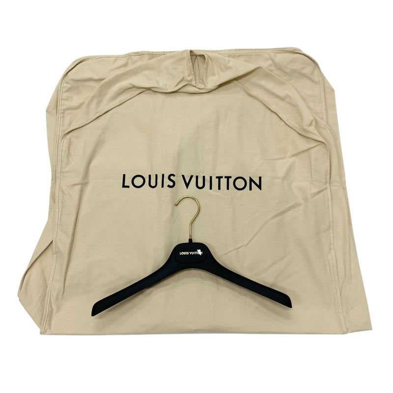 Louis Vuitton Dress Black Ivory Quilted Zip Up Logo Wool