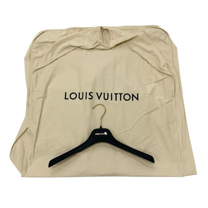 Louis Vuitton Dress Black Ivory Quilted Zip Up Logo Wool