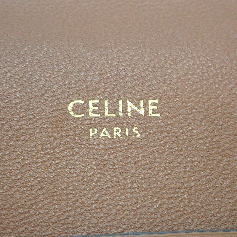 Celine Mobile Pouch 10g332cqd Shoulder Bag Phone Pouch Lambskin Triomphe Canvas
