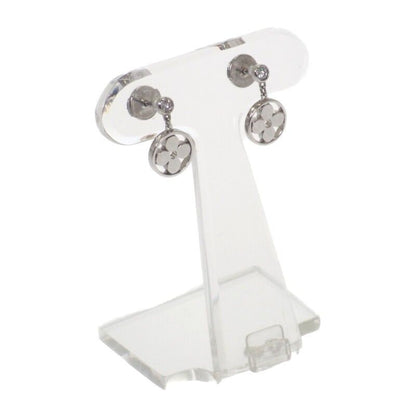 Louis Vuitton Pus Monogram Idylle Q96167 Earrings 18K White Gold White Gold