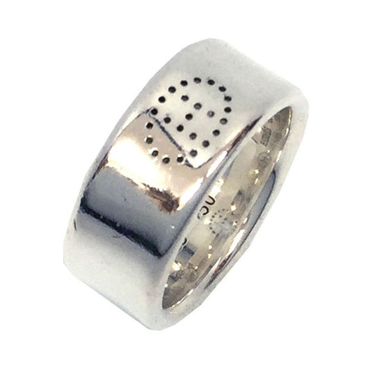 Hermes Silver Ring Evelyn Eclipse Ribbon 50 Aq5587