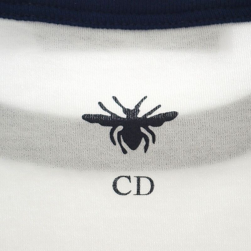 Christian Dioriviera XS 543t07a4537_x0883 Short Sleeve T-shirt Crew Neck Cotton