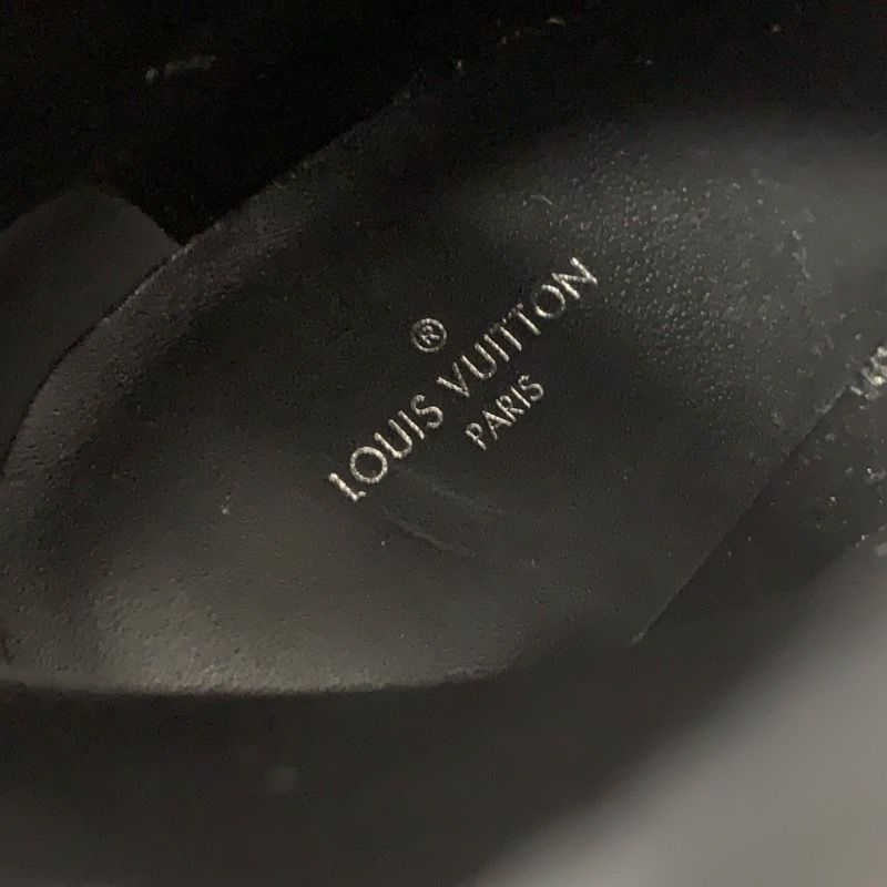 Louis Vuitton Star Trail Line Monogram Boots Short Boots Shoes Leather Black