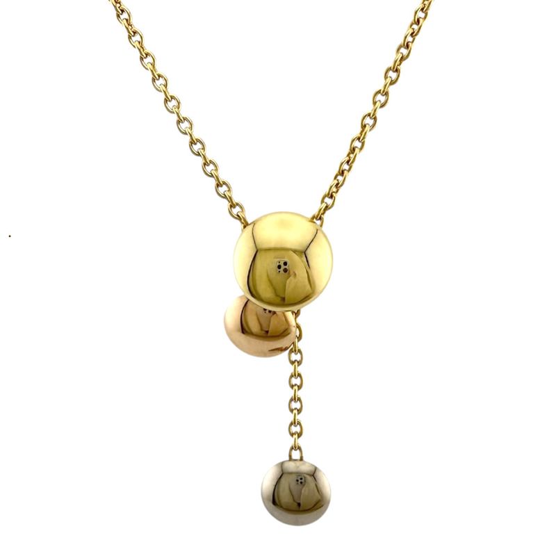 Cartier Sweet Trinity Necklace 18k Gold 18K Yellow Gold Ladies Cartier Preowned