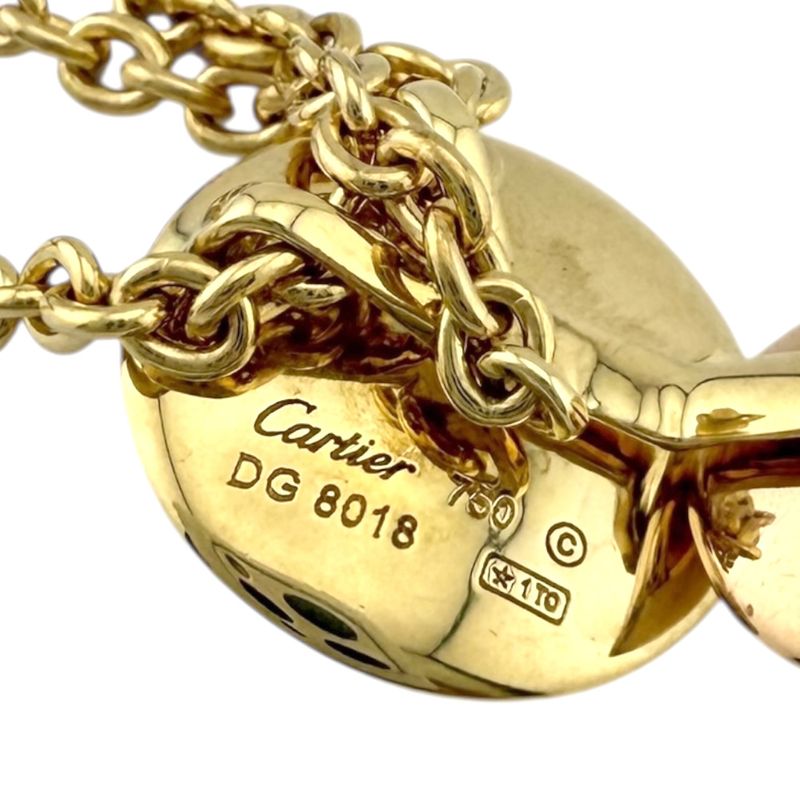 Cartier Sweet Trinity Necklace 18k Gold 18K Yellow Gold Ladies Cartier Preowned