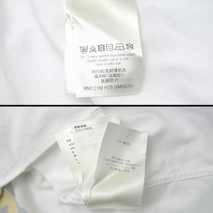 Louis Vuitton NIGO Collaboration Long Sleeve Shirt L Printed Taiga - White
