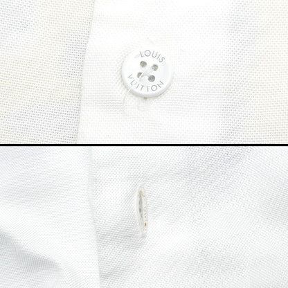 Louis Vuitton NIGO Collaboration Long Sleeve Shirt L Printed Taiga - White
