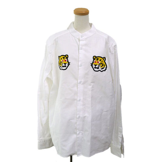 Louis Vuitton NIGO Collaboration Long Sleeve Shirt L Printed Taiga - White