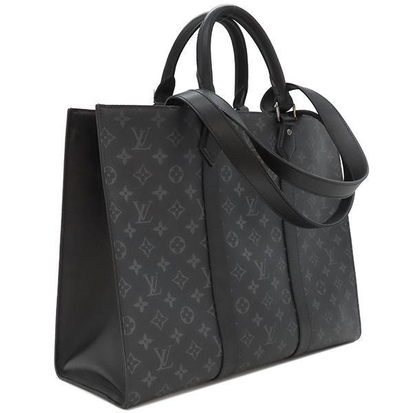 Louis Vuitton Tote Bag Sac Pla 24h Monogram Canvas Monogram Eclipse Monogram