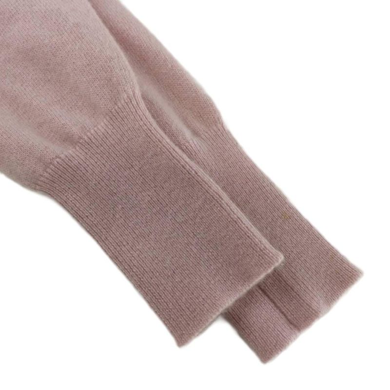 Christian DIOR Boutique Ensemble Knit Cardigan Cashmere Long Short Sleeve Crew