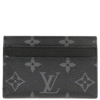 Louis Vuitton Card Case Porte Carte Double Monogram Eclipse Monogram Eclipse