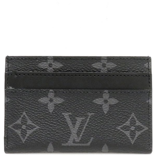Louis Vuitton Card Case Porte Carte Double Monogram Eclipse Monogram Eclipse