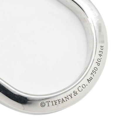 Tiffany & Co Tiffany & Co Necklace Lock Pendant White Gold T&co Au750 18k