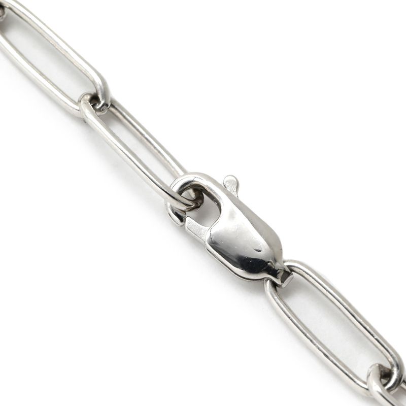 Tiffany & Co Tiffany & Co Necklace Lock Pendant White Gold T&co Au750 18k