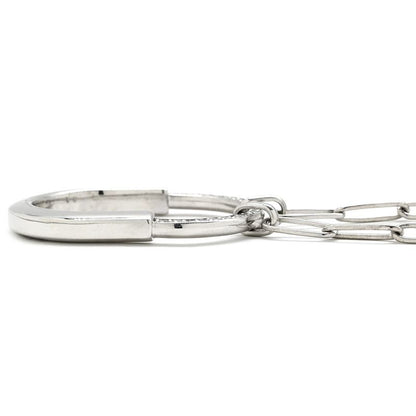 Tiffany & Co Tiffany & Co Necklace Lock Pendant White Gold T&co Au750 18k