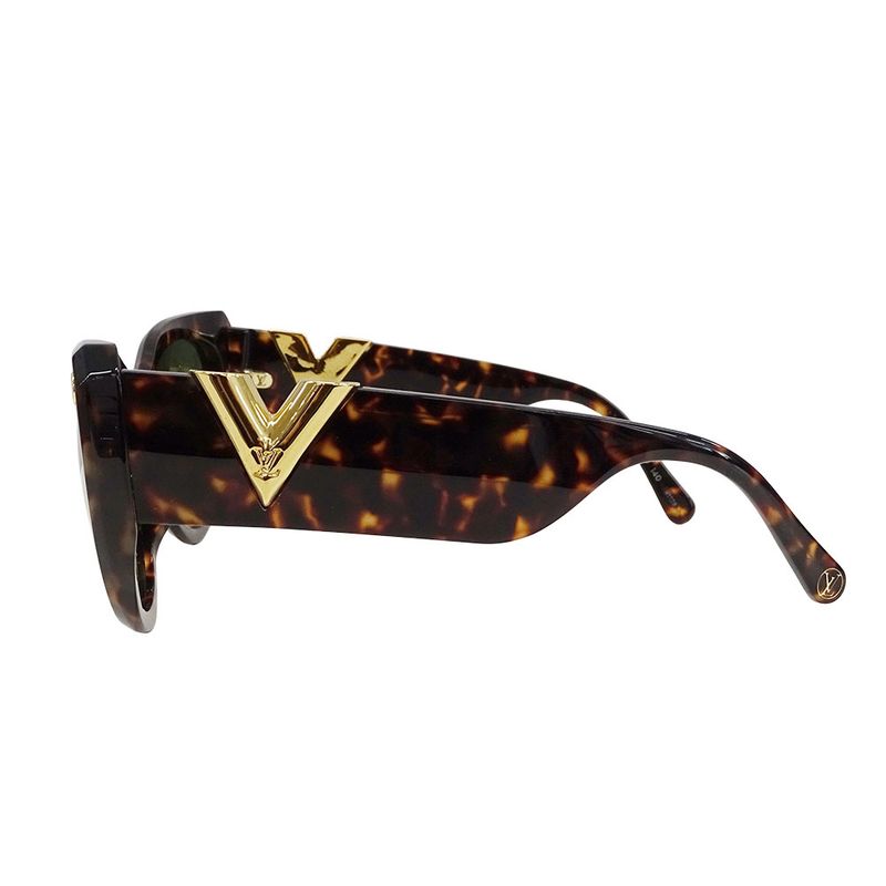Louis Vuitton Sunglasses Ladies Brand Plastic My Fair Lady Brown Z0904e Size