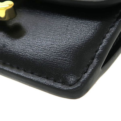 Celine Triomphe Cardholder With Flap / Shiny Calfskin 10i583dpv.38no