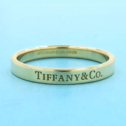 Tiffany & Co Flat Band Ring /3mm (0.12in)# Near 20.5