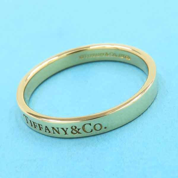 Tiffany & Co Flat Band Ring /3mm (0.12in)# Near 20.5