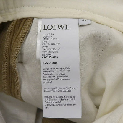 Loewe Beautiful Cotton Baggy Wide Pants Bottoms Men's Brown 44 H526y04w69 44