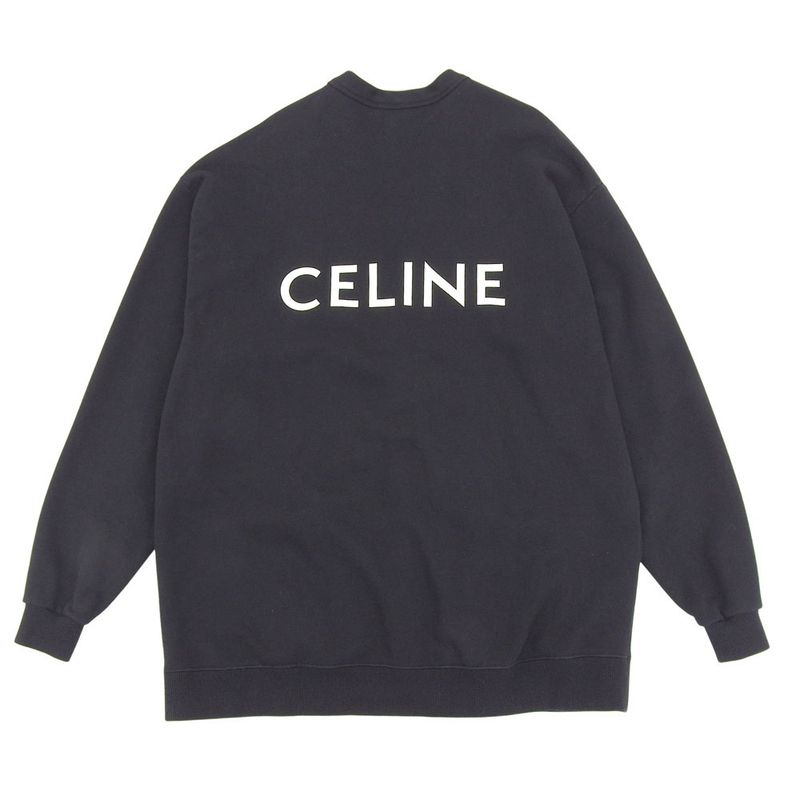Celine Back Logo Cardigan Top Men's Black XS 2y672670q XS