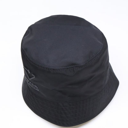 Prada2hc137 Re-nylon Triangle Logo Plate Bucket