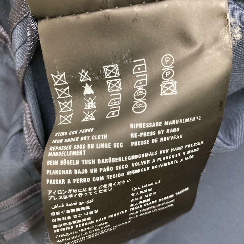 Prada 13SS Navy Cotton And Polyester Gathered Trench Coat 38