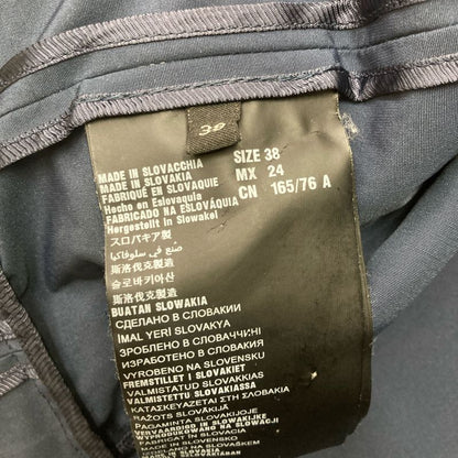 Prada 13SS Navy Cotton And Polyester Gathered Trench Coat 38