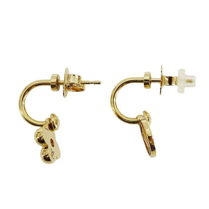 Louis Vuitton Earrings Women's Branded Monogram Earrings Blooming Gold M64859