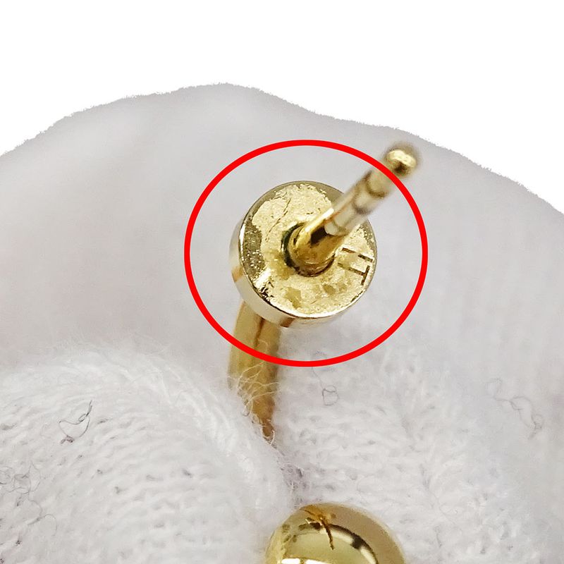 Louis Vuitton Earrings Women's Branded Monogram Earrings Blooming Gold M64859