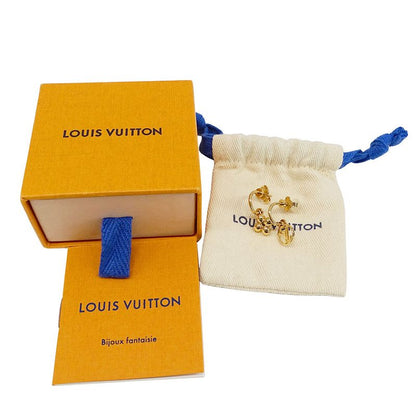 Louis Vuitton Earrings Women's Branded Monogram Earrings Blooming Gold M64859