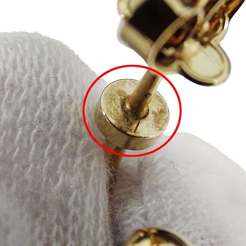 Louis Vuitton Earrings Women's Branded Monogram Earrings Blooming Gold M64859