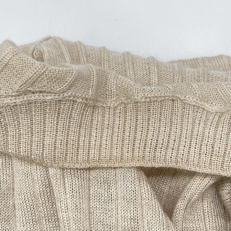 Christian DIOR 844s81am115 Beige Cashmere Silk BEE Embroidered Crewneck Knit 34