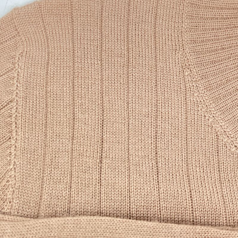 Christian DIOR 844s81am115 Brown Cashmere Silk BEE Embroidered Crewneck Knit 34