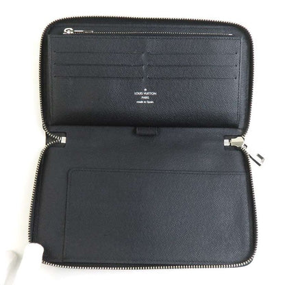 Louis Vuitton Round Zipper Long Wallet Organizer Damier Graphite Christopher
