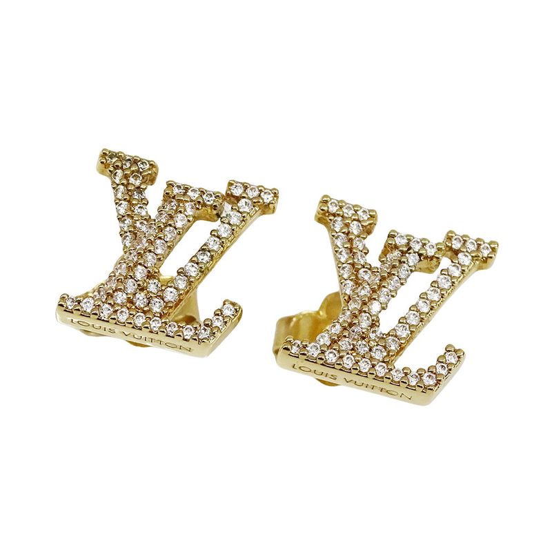 Louis Vuitton Earrings Women's Branded Rhinestone Earrings/lv Iconic Strass