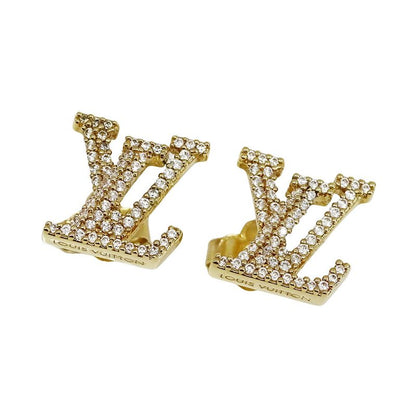 Louis Vuitton Earrings Women's Branded Rhinestone Earrings/lv Iconic Strass
